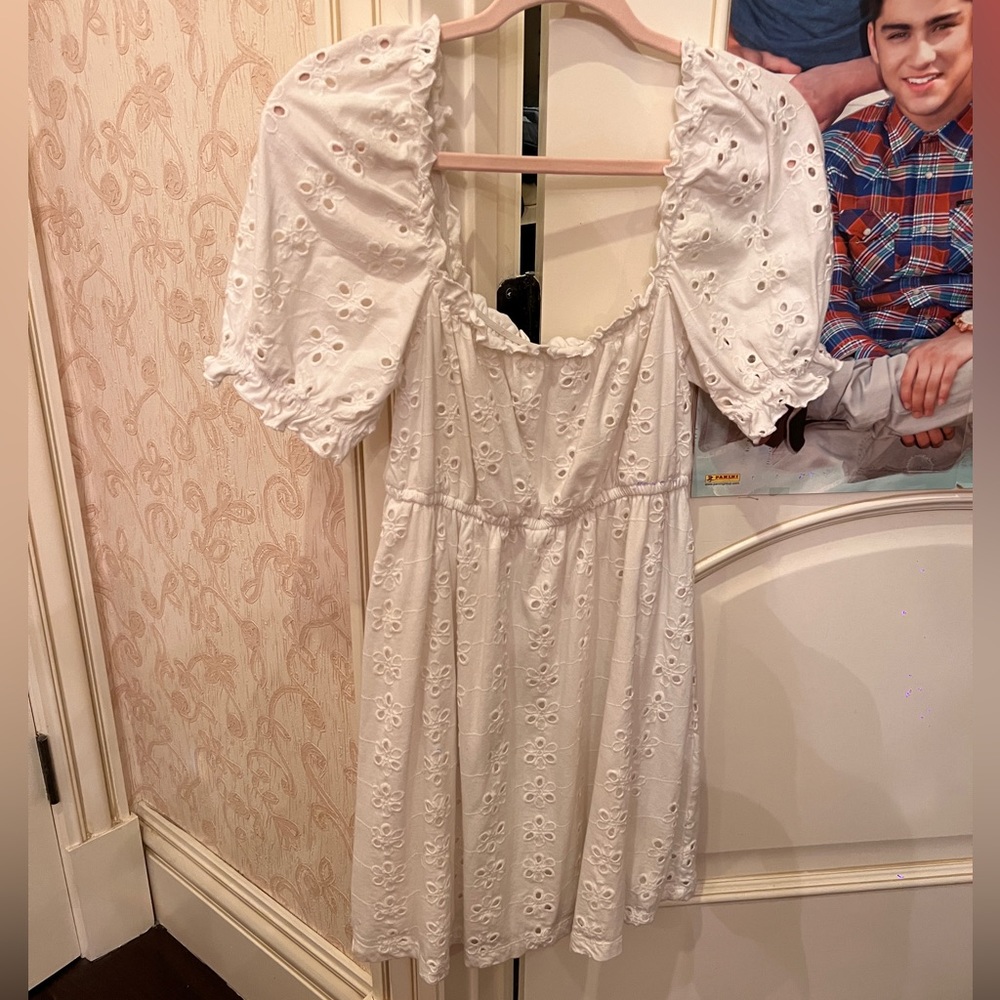 ASOS POINTELLE MINI DRESS